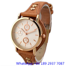 Fashion Top-Quality Alloy Watch Quartz Man Watches Genuine Band Chronograph Dial (15165)